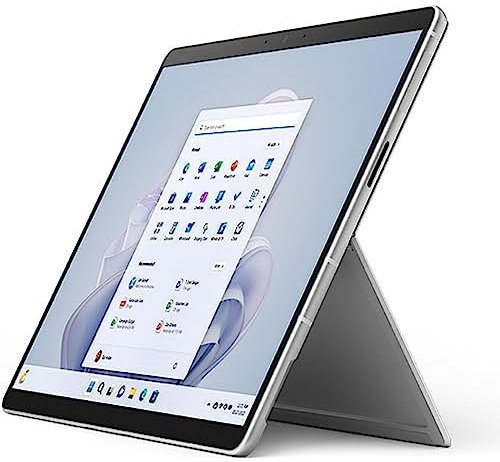 Microsoft Surface Pro 9 - Wifi Ordinateur Portable (Windows 11, écran tactile 13'', 16 Go RAM, 512 Go SSD, Intel EVO Core i7) Platine