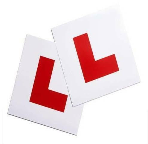 PRISTINE ENTERPRISE l PLATES MEGNATIC 2 PACK FOR LEARNING DRIVERS DVLA APPROVED SIZE EXTRA THICK STRONG PLATES NON SCRATCH WATERPROOF