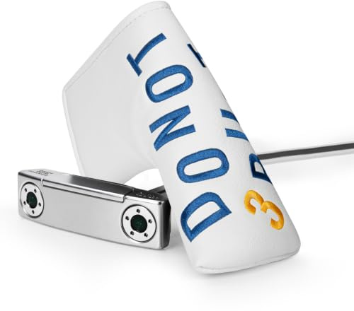Golfklubbans huvudskydd rolig klubbputterskydd med starka magnetiska huvudbonader passar de flesta Putters Scotty Cameron, Taylormade, Odyssey, Titleist, Callaway Mallet putter huvudbonad