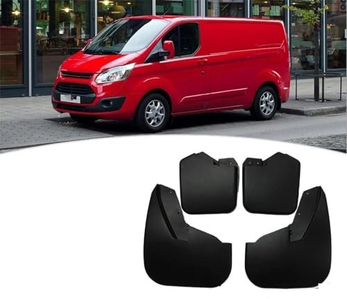 4 Stück ohne Bohren Schmutzfänger vorne und hinten Für Ford Transit Tourneo Custom, Spritzschutz vorne und hinten Karosserie-Rad-Zubehör