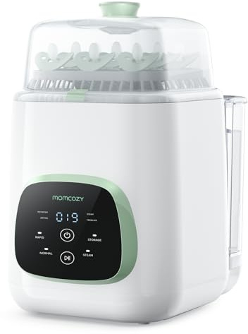 Momcozy KleanPal Pro Baby Bottle Washer, Sterilizer & Dryer - All-in-One Cleaning Machine for Bottles, Pump Parts & Baby Essentials - Time-Saving & Effortless Care