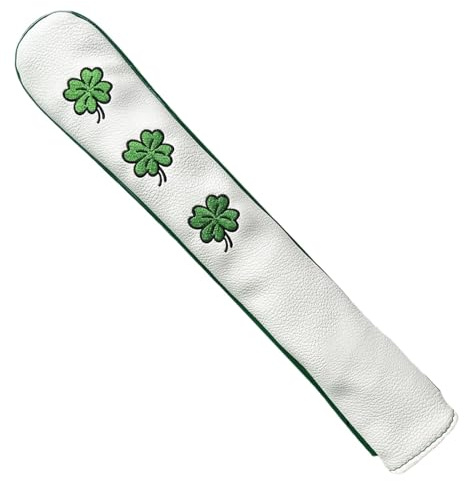 Alignment Stick Z, copertura per bastone da golf per allineamento viso N bianco, copertura per mazza da golf per bastone di allineamento Vista, copertura per bastone di allineamento in pelle PU