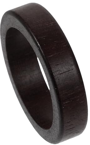 Homoyoyo Anillo Adecuado como Obsequio Único y Decorativo para Dedo Índice Diseño Retro y Sencillo de Madera Duradero y Elegante para Mujer