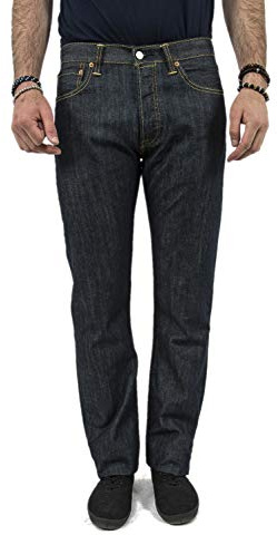 Levi's 501 Levis Original Fit Jeans Uomini Blu - IT 42/44 (US 33/36) - Jeans Dritti