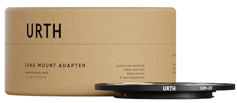 Urth Lens Mount Adapter: Compatible with Canon (EF/EF-S) Camera Body to Olympus OM Lens