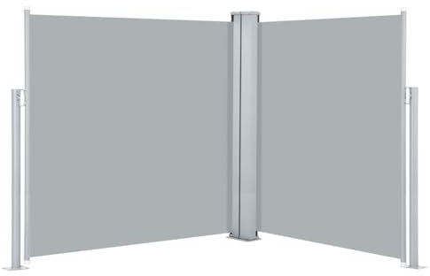 vidaXL Seitenmarkise Ausziehbar Anthrazit 160x600 cm