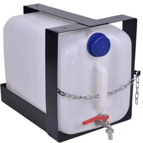 Bidon et eau en plastique 20 l avec robinet, bidon d'eau potable, réservoir, pour la maison, le jardin, la voiture et le camping, fermeture étanche