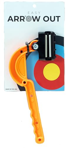 Generic Easy Arrow Out Arrow Puller & Remover Tool for Archery Targets, Hunting, Summer Camp, School Programs & Target Practice Arrow Gripper Premium Hand Saver - Hunter Orange