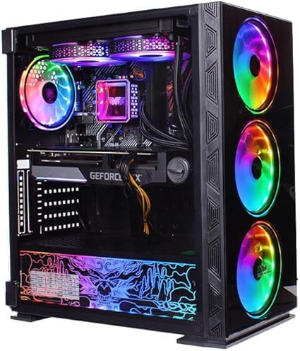 Performance Gaming PC - Intel Core i9-10900K, GeForce RTX 3070 Ti, 32GB RAM, 2TB HDD + 500GB SSD, RGB Case & Water Cooling