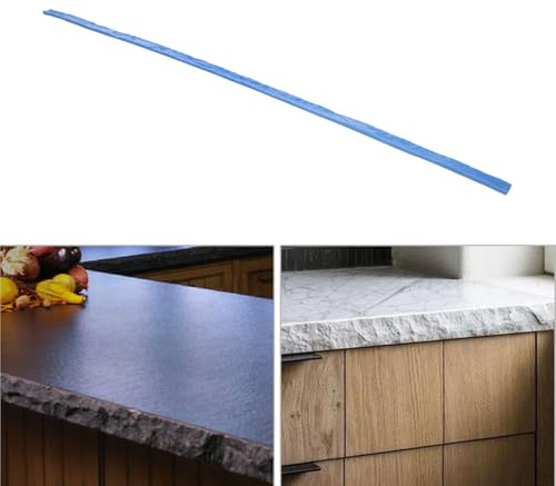 Concrete Edge Form, 94.5 * 1.97 * 0.79in Concrete Stone Rock Edge Form Liner Seamless Concretes Texturing Mold, Countertop Edging Forms Liner for Countertops Steps, Benches, Fireplaces Edging Forms