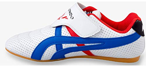Meng Zapatillas de Taekwondo Antideslizantes Zapatos de Artes Marciales (Color : White, Size : 36)