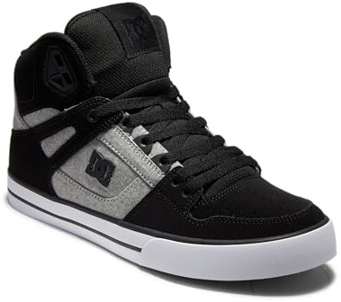 Dcshoes Pure High-Top - Leather Shoes, Basket Homme, Schwarz, 42 EU