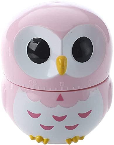 GIVBRO - Timer per uova a clessidra, 1-60 minuti, colore: Rosa