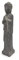 DARO DEKO Stein-Figur Buddha stehend 47cm grau massiv Garten-Skulptur Dekofigur
