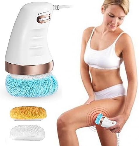 Cellulite Massagegerät Elektrisch, Ganzer Körper Handmassagegerät, Anti cellulite Handmassagegeräte-lymphdrainage gerät mit 3 waschbaren Pads,Massagegerät für Bauch/Bein/Arme