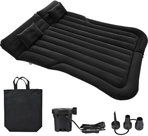 NovelBee SUV Air Mattress,Thickened Car Bed Inflatable Air Mattress,Portable Camping Outdoor Mattress,Car Sleeping Mattress Bed for Universal SUV