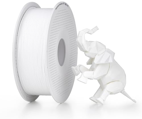 Bambu Lab PLA 3D Printer Filament 1.75mm RFID 1kg with Spool, Jade White