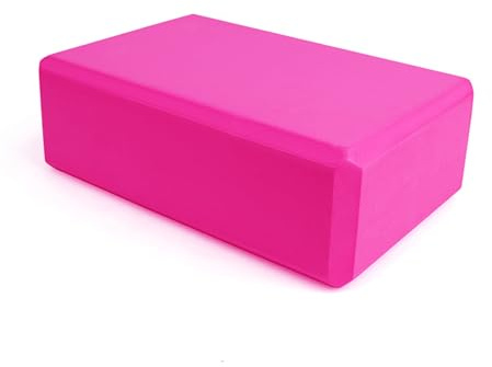 Blocco Yoga (2 PEZZI) - Mattoncini Yoga blocks in schiuma EVA ad alta densità e qualità, ultra leggero e inodore per Pilates, Yoga e fitness