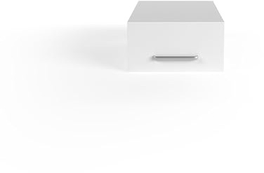 Wasophoogte Armoire pour machine à laver - Module I - Réhausseur de machine à laver - Conversion pour machine à laver - 700(D)*450(B)*240(H) mm - Blanc - Design élégant, peu encombrant et ergonomique