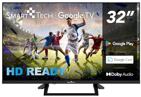 Smart Tech TV LED HD 32 (80 cm) Smart TV Google 32HG01V HDMI, USB, Résolution: 1366 * 768
