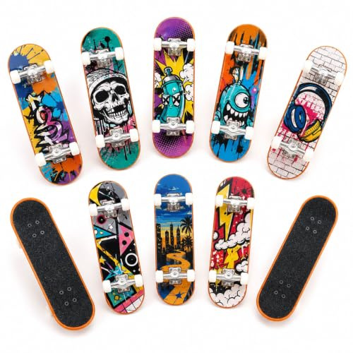 10PCS Mini Skateboard Fingerboard Finger Skateboards for Desk