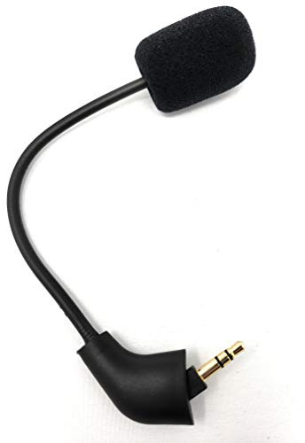 TNE Replacement Game Mic Microphone Boom for Pre-2021 1st Version Wired Kingston HyperX Cloud 2 II Cloud Core Cloud Pro CloudX PS5 Xbox One Nintendo Switch Computer PC Gaming Headsets