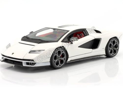 Bburago - Lamborghini Countach LPI 800-4 Maßstab 1:24, Diecast Replica mit öffnenden Türen, zufälliges Sortiment, offizielle Lamborghini Lizenz