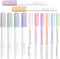12 pcs Scrapbook Glue Pen Set, CNYMANY Quick Dry Crafting Fabric Liquid Glue Pen for Scrapbooking Card Making DIY Drawing Papercrafts