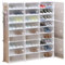 XOKOTAKI Zapatero Modular, Armario Organizador de Calzado para Entrada, Estante Zapatero para Recibidor. Estantería de Zapatillas. Almacenamiento para Hogar, Pasillo, Dormitorio. 54 Pares de Zapatos
