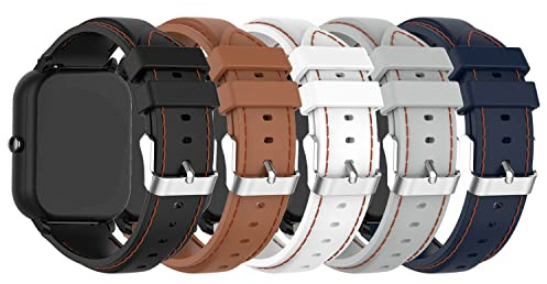 E ECSEM Intended for Banlvs G36 Watch Bands, Soft Silicone Replacement Straps Adjustable Sport Wristbands for Banlvs G36 Smartwatch Bands for Women&Men