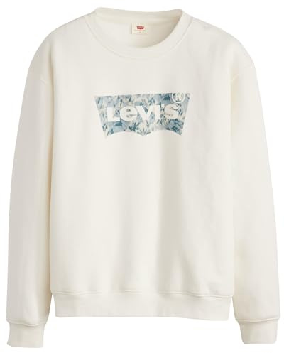 Levi's GR Everyday Crew Maillot de survêtement, Ophelia Floral BW FI, M Femme