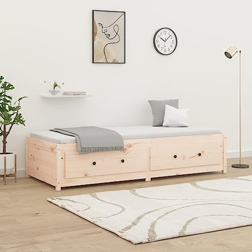 Xichuzi Tagesbett 90x200 cm Massivholz Kiefer, Schlafsofa, Daybed, Bettsofa, Sofa Bed, Sofabett, Schlafcouch, Jugendbett, Bettgestell, Bettcouch - 821589