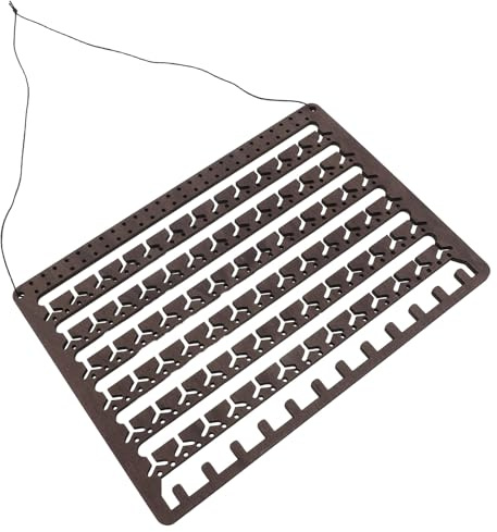 ibasenice Organizador de Joyas de Pared de Madera Colgante para Pendientes y Collares Estante Mural para Pulseras Soporte Versátil para Almacenamiento y Exhibición Diseño Resistente y Ahorro