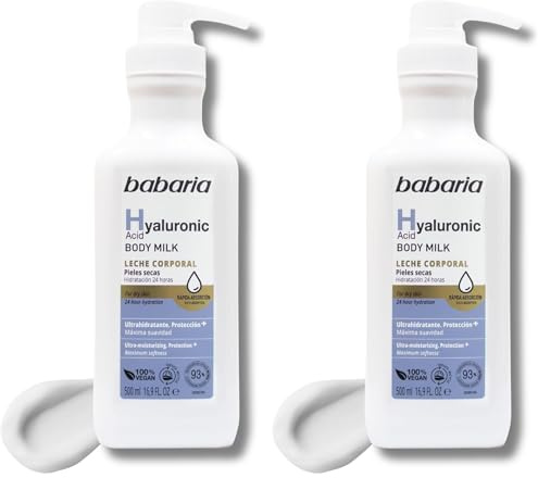 BABARIA ACIDO HYALURONICO LATTE CORPO 500 ML (Confezione da 2)
