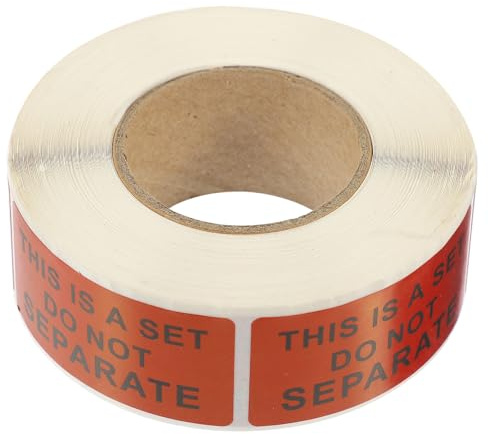 Vaguelly Etiquettes Avertissement Expédition Adhésives Autocollants de Mise Garde pour Colis Stickers Do Not Bend pour Emballage Sécurisé Lot