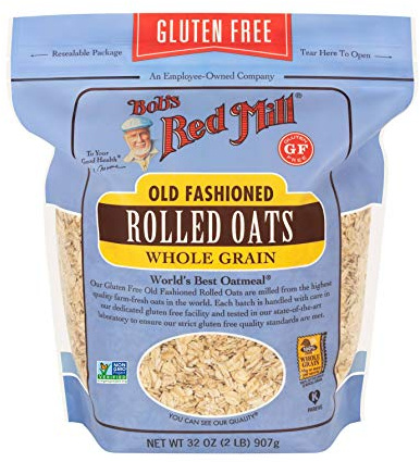 Bob's Red Mill - Old Fashioned Rolled Oats, Gluten Free, Whole Grain, 907g Pouch