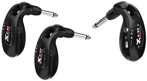 XVive U2 Guitar Wireless System Bundle, 2 x Transmitter + 1 x Receiver - Black