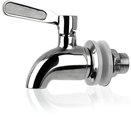 Tru-Steel Stainless Steel Spigot - Fits BERKEY Systems, Alexapure Pro, ProPur Systems & Beverage Dispensers with 5/8 Openings