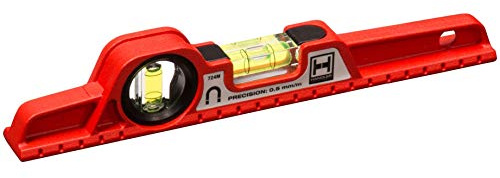 Handler 724 M Torpedo Wasserwaage robust 25 cm, magnetisch, V-Nut