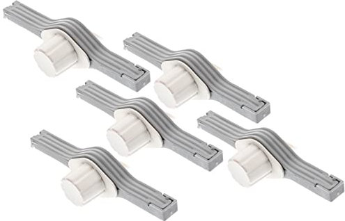 5 Stücke Tütenclips Tütenverschluss Verschlussclips Tasche Verschlussclips für Tüten Verschlussklemmen mit Entladungsdüse Klemmen Verschluss Kunststoff Dichtungsclips Clips Für Lebensmittel Snacks