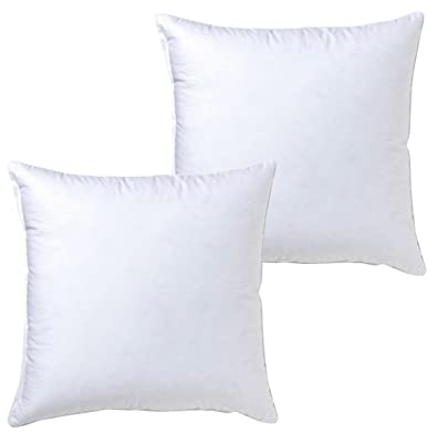 SaoTi - Relleno de Cojin Pack 2/4/6 Unidades, Super Suave, Mullido, Antialergico, Fibra Hueca de Alta recuperacion, para Sofá, Cama, Sillon, Coche, Fabricado en España (50 X 50 CM, 2)