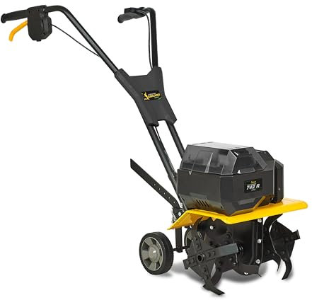 GARLAND Mule Keeper 40V 742R-V23 – Motoazada eléctrica a batería 800 W, Ancho Trabajo 40 cm, 4 Fresas 26 cm, 2 velocidades adelante y una atrás, sin batería ni Cargador incluidos