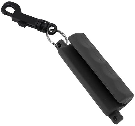 Haofy Zielentfernungsgreifer aus Silikon, rutschfeste Fingerrille. Praktischer Pfeilzieher aus Silikon für das Tägliche Üben (Schwarz)