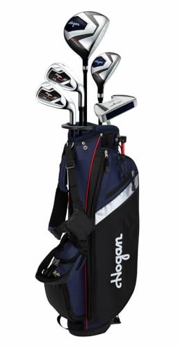 Hogan Golf FTS Junior Boys Golf Clubs Set with Bag, Left Hand Ages 9-12