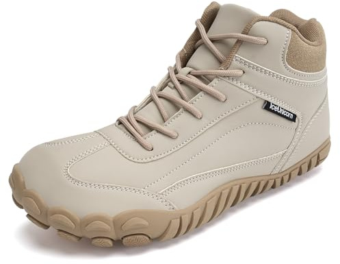 IceUnicorn Barefoot Botas Invierno Botines Nieve pour Hombre Mujer Cálido(073Beige,40EU)