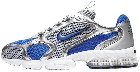 NIKE CJ1288-002 Air Zoom Spiridon Cage 2 Hombre Metallic Silver/Varsity Royal EU 43
