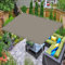 Sonnenschutz Markise 1 x 1 m UV Schutz Windschutz Wetterbeständig Rechteckig Sonnensegel Leicht Und Haltbarkeit für Balkon Camping Terrasse Pergola, Taupe