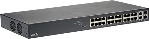 Axis 01192-002 PoE+ Rack-Mountable Managed Network Switch