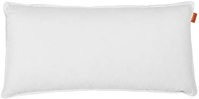 sleepling 194626 Federkissen Daunenkissen, Kopfkissen aus neuen weißen Daunen (15%) und Federn (85%), Made in EU, Downpass, Ökotex 100, 100% Baumwolle, mittelfest bis fest, 40 x 80 cm, weiß