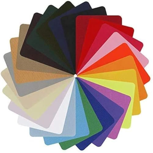 Augshy Flicken zum Aufbügeln, 29 Stück Bunte Bügelflicken Kleidung Patches Fabric Aufnäher 12,5 x 9,5 CM Patches zum Aufbügeln für Jeans und Kleidung